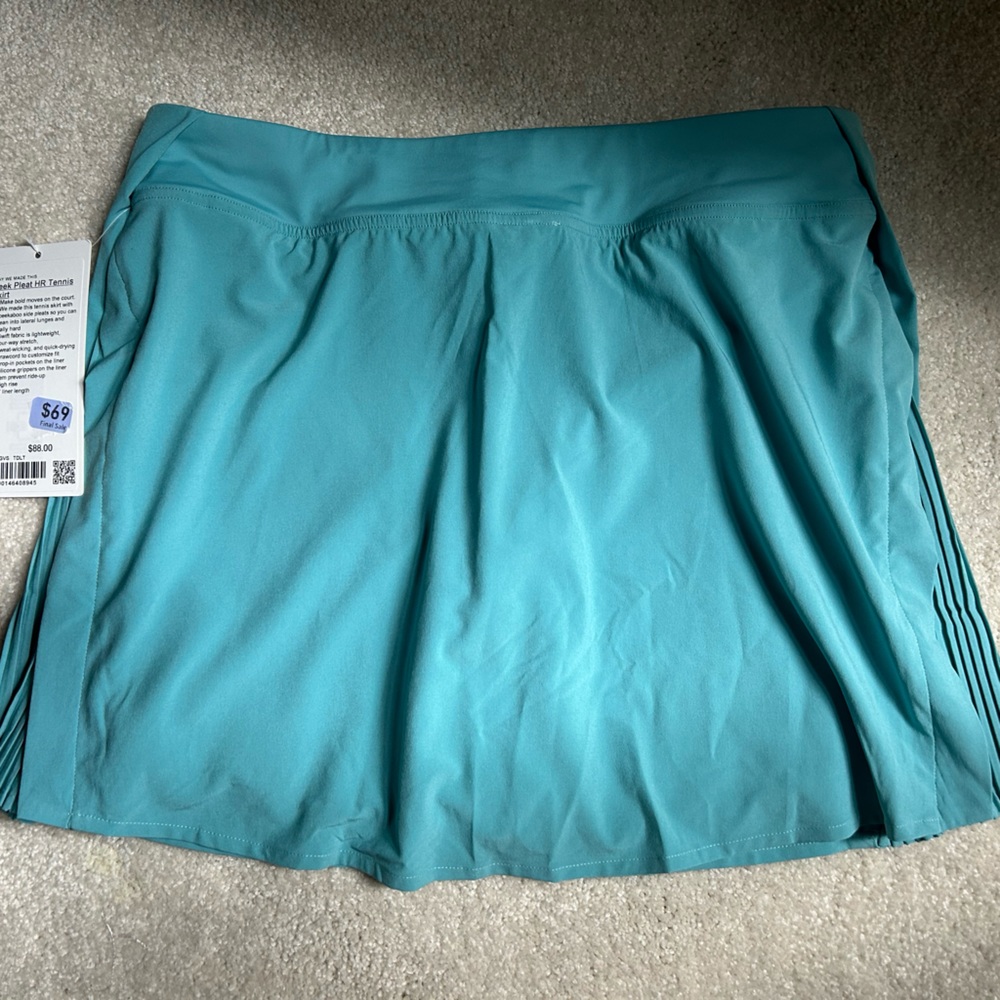 NWT Lululemon Peek Pleat HR Tennis Skirt